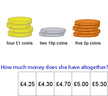 Maths web test item image